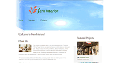 Desktop Screenshot of ferninteriors.com